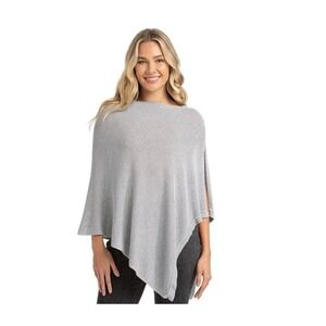 We Are AMMA Nursing Cover Womens OS Waffle Knit Cocoon Gray Natural Luxury